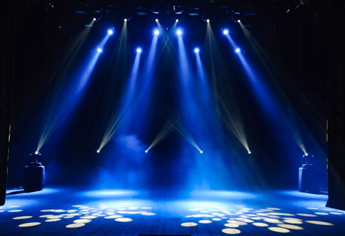 Stage Lighting on empty stage