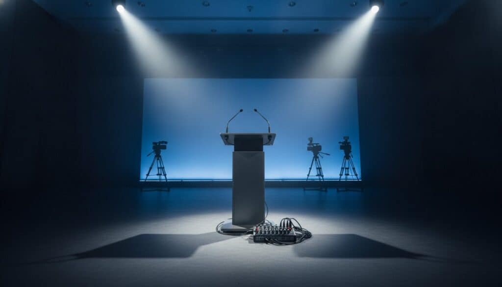 Press Conference AV: Professional Setup in Southern Ontario